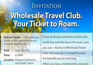 Wholesale Travel Club - Your Ticket to Roam